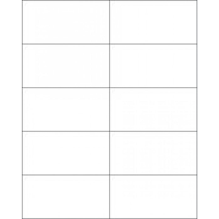 Laser Labels Media Supports Text, Linear And 2D Bar Codes, Photos, And Graphics 10 Labels/Sheet 100 Sheets/Pack