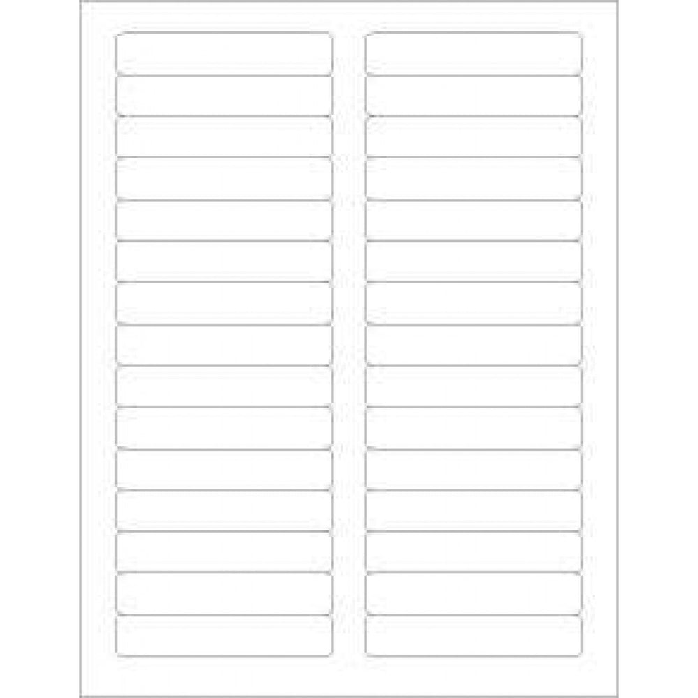 Laser Labels Media Supports Text, Linear And 2D Bar Codes, Photos, And Graphics 100/Pack