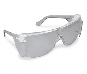 Lab Safety Supply Safety Eyewear - Safety Visitor Spectacles with Clear Frame - 94181C
