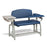 Lab X Extra-Wide Draw Chair - With CAL 133 Fire Code Vinyl 53â€ W x 26â€ D x 36â€ H With Drawer
