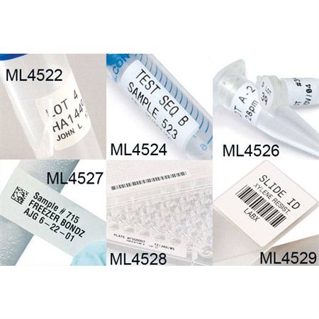 Cartridges Nylon Cloth Block and Dot Labels - 350/cartridge