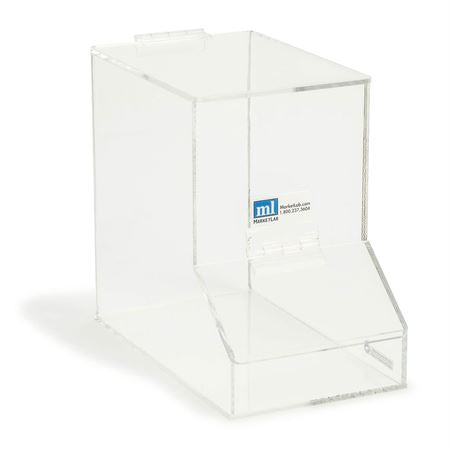 Acrylic Dispensing Bin Large - 7"W x 12"D x 10.5"H