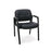 Leather Executive Side Chair with Padded Arms Leg Base
