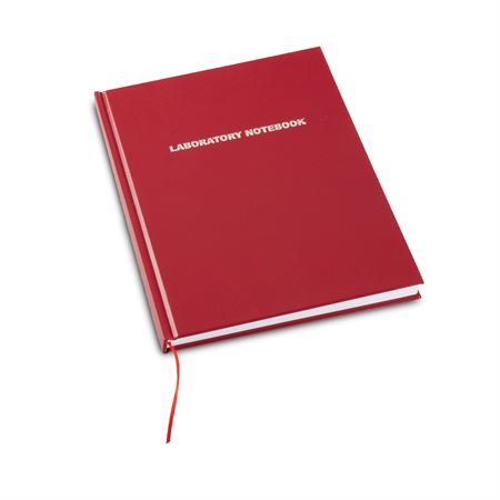 Laboratory Notebook 100 pages Lined - Black
