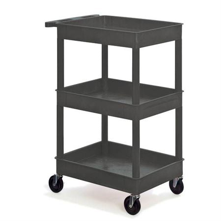 Utility Cart 3 Tubs - 24â€³W x 18â€³D x 39.25â€³H (including