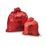 Inteplast Group Biohazardous Waste Bags - Biohazard Waste Liner, Polyethylene, Red, 24" x 34" - 108M