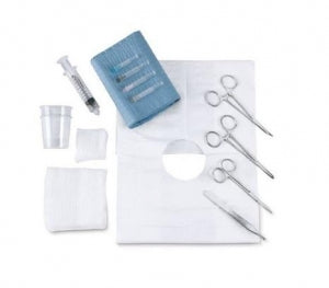 Owens & Minor Sharp Debridement Trays - Sharp Debridement Tray, Wound Care - 61505