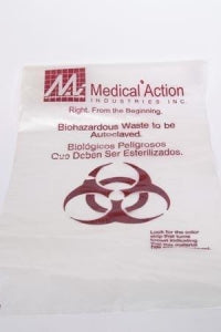 Inteplast Group Autoclavable Decontamination Bags - Biohazard Bag with Symbol, 12" x 24" - 8-100