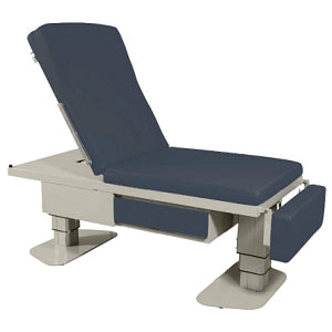 UMF Medical Bariatric Power Exam Tables - Bariatric Power Exam Table, 800 lb. Weight Capacity, Steel Blue - M5005ST