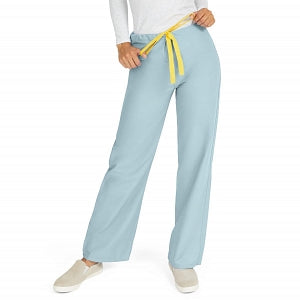 Medline AngelStat Unisex Reversible Drawstring Waist Scrub Pants - AngelStat Unisex Reversible Drawstring Waist Scrub Pants with Medline Color-Coding, Size M Regular Inseam, Misty - 600NTZM-CM