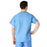 Medline AngelStat Unisex Reversible V-Neck Scrub Top with 2 Pockets - AngelStat Unisex Reversible V-Neck 2-Pocket Scrub Top with Medline Color-Coding, Size 4XL, Ceil Blue - 610NTH4XL-CM