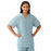 Medline AngelStat Unisex Reversible 4-Pocket Scrub Tops - AngelStat Unisex Reversible V-Neck 4-Pocket Scrub Top with Angelica Color-Coding, Size 7XL, Misty - M610NTZ7XL-CA
