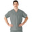 Medline AngelStat Unisex Reversible V-Neck Scrub Top with 2 Pockets - AngelStat Unisex Reversible V-Neck 2-Pocket Scrub Top with Medline Color-Coding, Size S, Misty - 610NTZS-CM