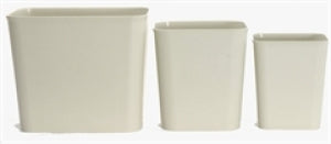 Mar-Bal Inc Plastic Fire-Resistant Waste Baskets - Fire Resistant Waste Basket, 14 qt., Black - MB14 BLK