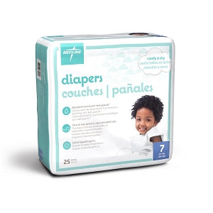 Diapers Disposable Ba - Disposable Baby Diapers, Size 7, 41+ lb. - MBD2007