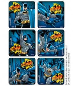 Medibadge Justice League Stickers - Justice League Batman Stickers, 75-Pack - 1289P