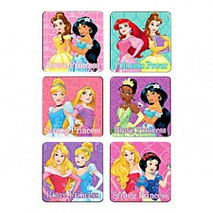 Medibadge Disney Princess Stickers - Disney Princess Classics Stickers, 2.5", 75/Roll - 1411