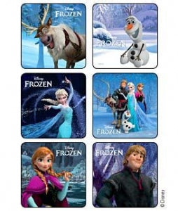 Medibadge Disney Frozen Stickers - Disney Frozen Stickers, 2.5", 75/Roll - 1541P