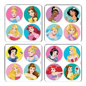 Medibadge Disney Princess Stickers - Disney Princess Minibadge Stickers, 300/Roll - 2451