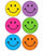 Medi Neon Smiley Stars Asst. Stickers - Neon Smile Faces Sticker, Assortment, 75/Pack - 635P