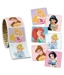 Medibadge Disney Princess Stickers - Disney Princess Value Stickers, 1-5/8", 100/Roll - VL104