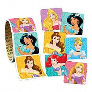 Medibadge Disney Princess Stickers - Disney Princess Value Stickers, 1-5/8", 100/Roll - VL104