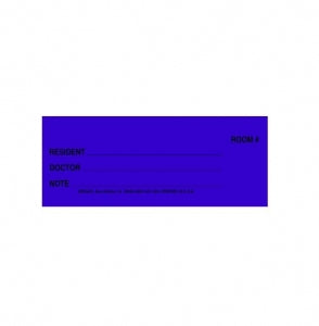 Briggs Healthcare Spine ID Insert Cards - Resident Identification Spinal Insert Card, 2" - 1477NH