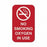 Briggs Magnetic Care No Smoking Oxygen in Use Signs - "No Smoking Oxygen in Use" Magnetic Sign, 5" x 3" - 5763DS