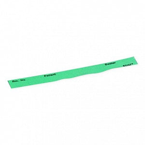 Briggs Patient ID Strip Tape - Patient ID, Strip, Green - L-6260