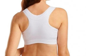 Tytex Bianca Seamless Post-Op Bras - BRA, CAREFIX, COTTON, WHT, HK & LOOP, MED - 3211