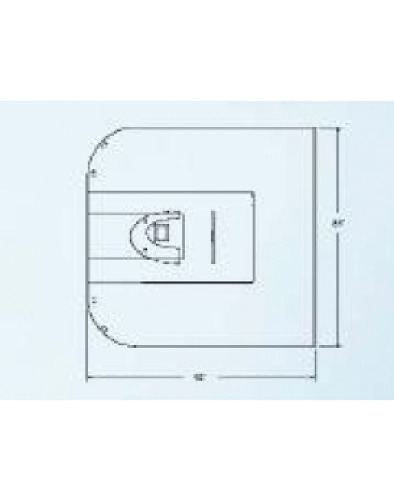 Ecolab / Microtek Ophthalmic Drapes - Ear / Eye Drape - 4918