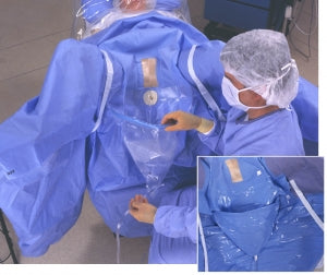 Ecolab Lingeman Percutaneous Procedure Drapes - Lingeman Percutaneous Procedure Drape, 77" x 132' - 1-0815