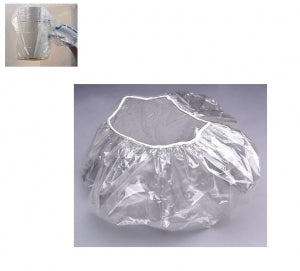 Ecolab Banded Bags with Rubber Band and Tape - Banded Bag with Rubber Band and Tape, 36" x 40" - 63640RT