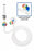 Mercury Medical Neo-Tee Infant T-Piece Resuscitators - Neo-Tee Infant T-Piece Resuscitator, Circuit, In-Line Controller, Clear Anatomical Infant Face Mask, Clear Anatomical Neonatal Face Mask, 0-40 cm H2O Low Range Manometer - 1050814