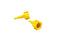 Mercury Medical Medical Air Nut and Gland - Replacement Part, Medical Air Nut and Gland, Yellow - 1081051