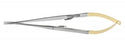Medline Needle Holders - Castroviejo Needle Holder with Straight Smooth Jaws and Tungsten Carbide Inserts - MDG0658816