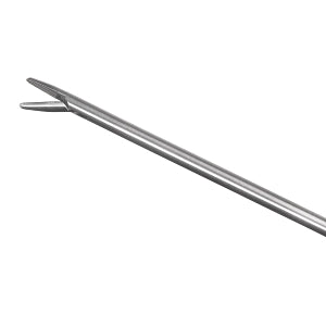 Medline Center Straight Laparoscopic Micro Holders - Laparoscopic Needle Holder, In-Line Center Action, Ratcheted Ring Handle, Straight, Tungsten Carbide, 5 mm, 0.35 cm - MDG2411251