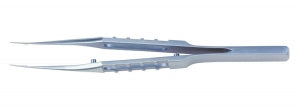 Medline Titanium Curved Tying Forceps - Titanium Tying Platform Forceps, Curved, 4" - MDG3448303