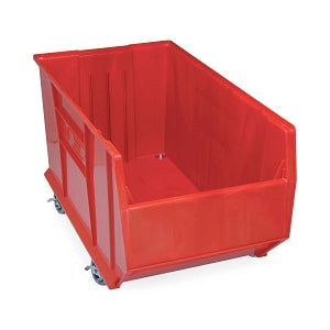 Quantum Storage Systems Mobile Hulk Containers - Red 19.88"W x 35.88"L X 17.5"H Mobile Hulk Container - QUS996MOBRD