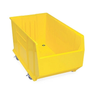 Quantum Storage Systems Mobile Hulk Containers - Yellow 19.88"W x 35.88"L X 17.5"H Mobile Hulk Container - QUS996MOBYL