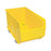 Quantum Storage Systems Mobile Hulk Containers - Yellow 19.88"W x 35.88"L X 17.5"H Mobile Hulk Container - QUS996MOBYL