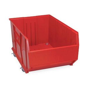 Quantum Storage Systems Mobile Hulk Containers - Red 23.88"W x 35.88"L X 17.5"H Mobile Hulk Container - QUS998MOBRD