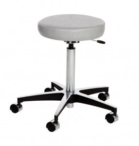 Enochs Pneumatic Exam Stools - Pneumatic Exam Stool with Casters, Adjusts from 20"-30" High, Smoke - 101SM