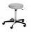 Enochs Pneumatic Exam Stools - Pneumatic Exam Stool with Casters, Adjusts from 20"-30" High, Smoke - 101SM
