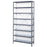Quantum Storage Store-Max Bins with Steel Shelves - 36" x 18" x 75" Storage System with 8 Steel Shelves and 56 Store-Max Bins - 1875-SB803CL