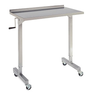 Suburban Surgical Adjustable Instrument Table - Adjustable Instrument Table, 40" W x 23" D x 39"-62" H - 108431-00-DUNDZBCEP