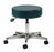 Clinton Industries Pneumatic Exam Stools - Pneumatic Exam Stool, No Back, 5 Leg, Hand Operated, Blue - 2155-3SB-SH