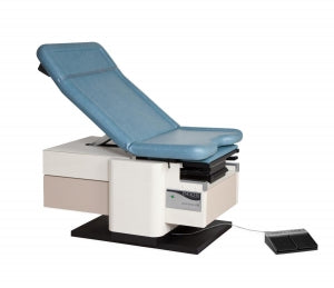 Enochs Power High-Low Exam Tables - High-Low Foot Operated Power Adjustable Exam Table, Blue - 4200RHBECWCB
