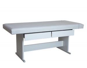 Enochs Treatment Tables - Treatment Table with Drawers, Gray / Smoke - 49D-GRSM