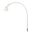 Dazor Halogen 20W Pivot Base Light with Flex Arm - Halogen 20W Pivot Base Light with Flex Arm, Soft White, 38" - 6004A-SW